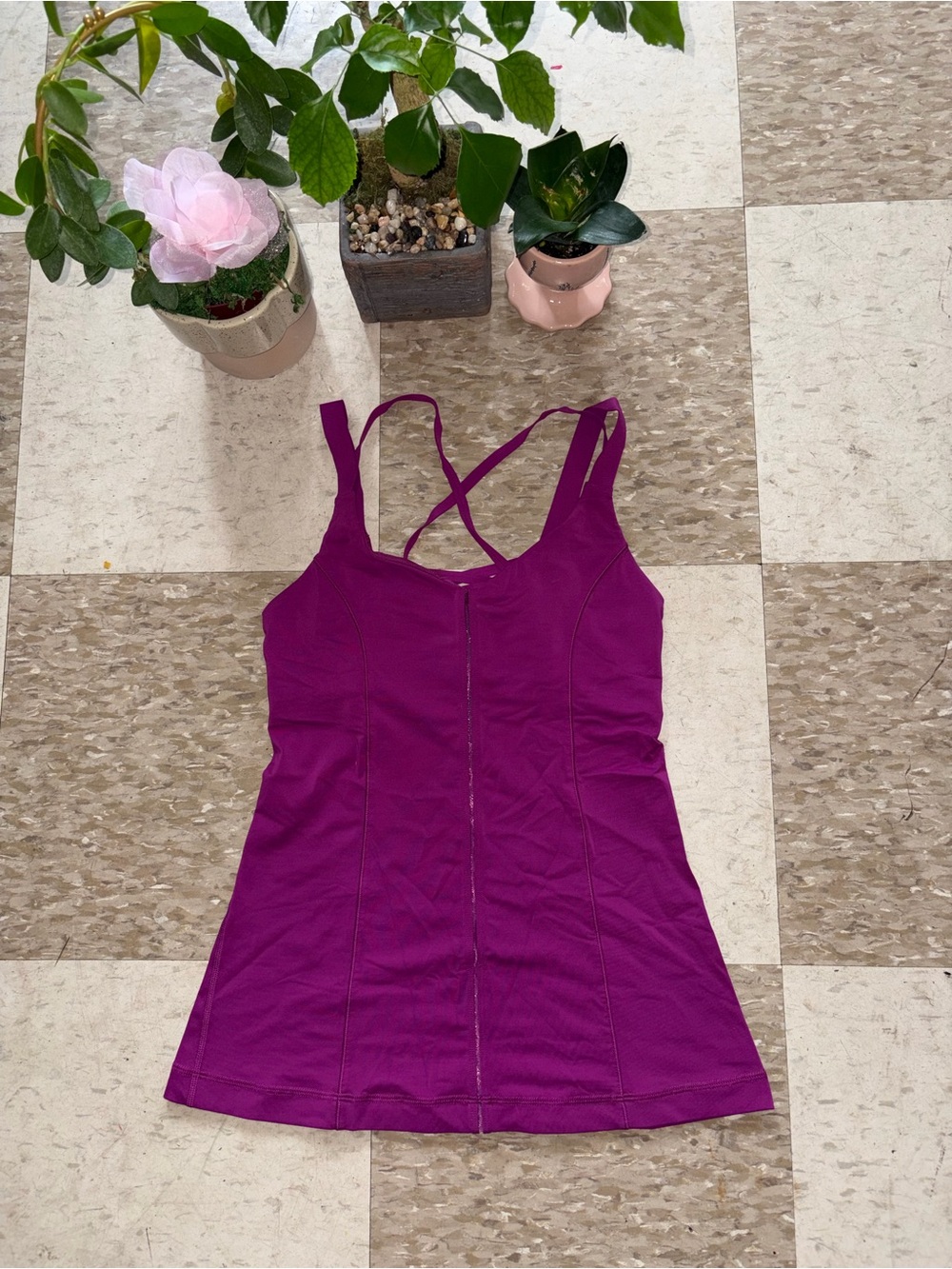 Lululemon Hot To Street Purple Tank Top